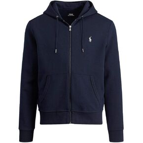 POLO RALPH LAUREN Double Knit Tech Fleece Hoodie - XL - FosterGreyHtr