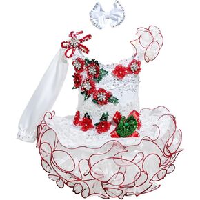 Baby Girls Handmade Beaded Dresses Pageant Dress Birthday Dresses infent Princess Dress