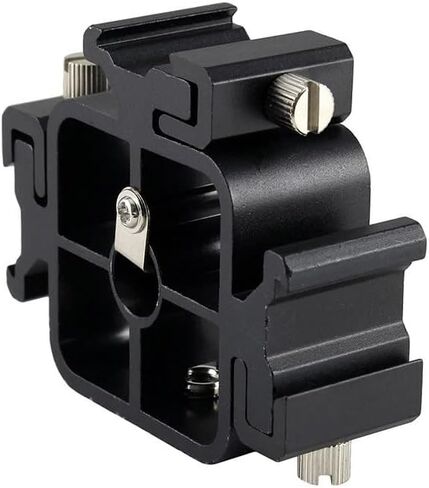 دعامة تمديد الحذاء الساخن للكاميرا، فتحات ثلاثية قابلة للتعديل، موسع محول التركيب مع مقبس لولبي 1/4 لضوء الفلاش LED، كاميرا فيديو DSLR، جهاز استقبال للميكروفون ومراقب ميداني in Kuwait