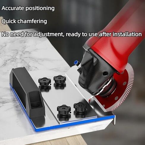 Angle Grinder Stand, 45 Degree Tile Chamfering Tool, Angle Grinder Holder Tile Tools, Adjustable Angle Grinder Bracket for 100-Type Angle Grinder in Saudi Arabia