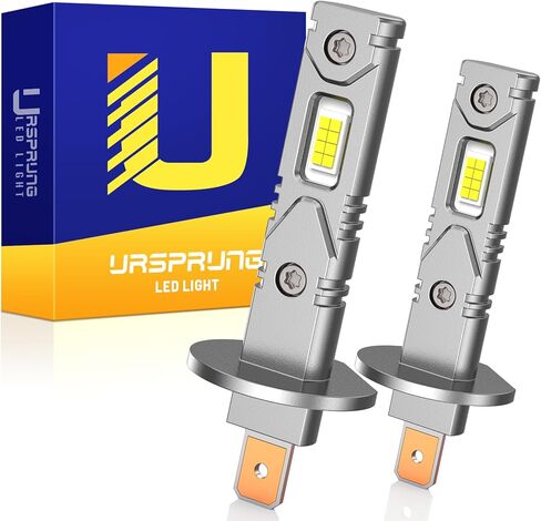 مصابيح ضباب LED مطورة 9145/H10/9140 LED أو DRL، 12000LM 700% مصابيح ضباب H10 9145 أكثر سطوعًا، 6000K أبيض بارد، التوصيل والتشغيل، عمر أطول، IP68 مقاوم للماء، حزمة من 2 in Kuwait