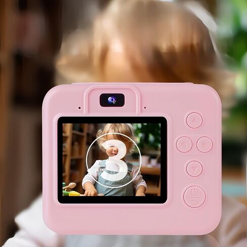 Instant Print Camera for Kids,2.4 Inch Screen Kids Instant Cameras, Christmas Birthday Gifts Portable Kid’s Toy for Girls Boys Age 3-12 Years (Green) in Saudi Arabia