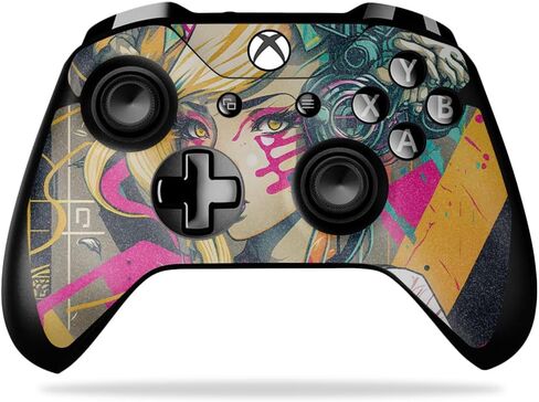 Gaming Skin Compatible with Microsoft Xbox One X Controller - Mushrooms - Premium 3M Vinyl Protective Wrap Decal Cover - Easy to Apply | Crafted in The USA by MightySkins in Saudi Arabia