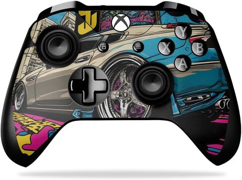 Gaming Skin Compatible with Microsoft Xbox One X Controller - Mushrooms - Premium 3M Vinyl Protective Wrap Decal Cover - Easy to Apply | Crafted in The USA by MightySkins in Saudi Arabia