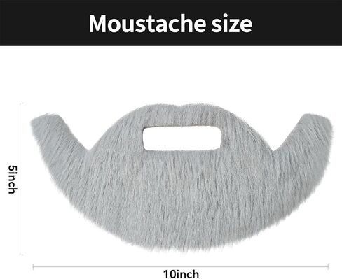 TXSN 12 قطعة من الشوارب المزيفة ذاتية اللصق مجموعة شوارب مضحكة مبتكرة للأزياء وحفلات مهرجان الهالوين باللون الأسود in Kuwait