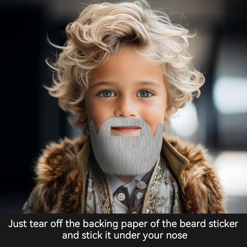 TXSN 12 قطعة من الشوارب المزيفة ذاتية اللصق مجموعة شوارب مضحكة مبتكرة للأزياء وحفلات مهرجان الهالوين باللون الأسود in Kuwait