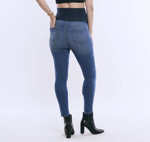Motherhood Maternity Women's Secret Fit Over The Belly Skinny Ankle Pregnancy Jeans in Saudi Arabia