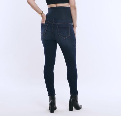 Motherhood Maternity Women's Secret Fit Over The Belly Skinny Ankle Pregnancy Jeans in Saudi Arabia