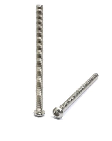 iexcell 50 Pcs M6 x 8mm Thread Pitch 1 mm Stainless Steel 304 Hex Socket Button Head Cap Screws Bolts Kit in Saudi Arabia