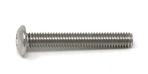 iexcell 50 Pcs M6 x 8mm Thread Pitch 1 mm Stainless Steel 304 Hex Socket Button Head Cap Screws Bolts Kit in Saudi Arabia