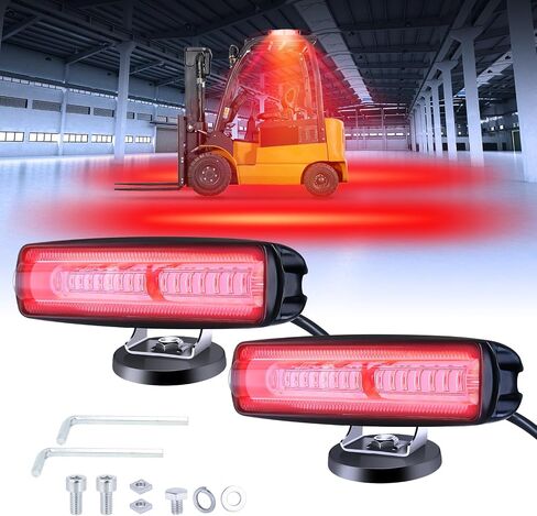 Magnetic LED Forklift Safety Light Blue Forklift Spot Light 1500LM Forklift Backup Light Forklift Warehouse Light Forklift Pedestrian Light 20W DC12-80V in Saudi Arabia