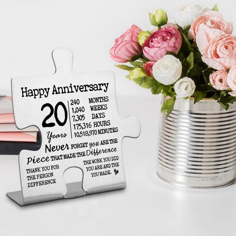 25 year Work Anniversary Plaque gifts for Employee, Thank you Appreciation gifts for Coworkers Staff, 25 year Work Anniversary for Her Him, Happy 25th Work Anniversary Decorative Signs-DX207 in Kuwait