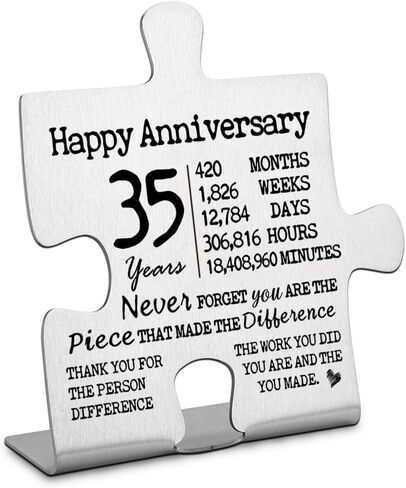 25 year Work Anniversary Plaque gifts for Employee, Thank you Appreciation gifts for Coworkers Staff, 25 year Work Anniversary for Her Him, Happy 25th Work Anniversary Decorative Signs-DX207 in Kuwait