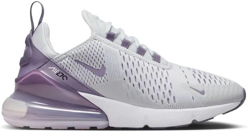 Nike Air Max 270 Women's Shoes (HF5123-043, Pure Platinum/White/Lilac Bloom/Daybreak) Size 7 in Saudi Arabia