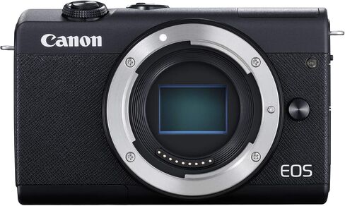 كاميرا Canon EOS M200 الرقمية بدون مرآة (الهيكل فقط) (أسود) (متجددة) in Saudi Arabia