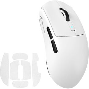 Attack Shark R6 Lightweight Wireless Gaming Mouse,PAW 3950Max Sensor Computer Mouse with Nordic 52480,8KHz Polling,42K DPl,OMRON Optaicl Switch,USB-C Charging,7 Programmable Buttons(Black & Sticker) in Kuwait