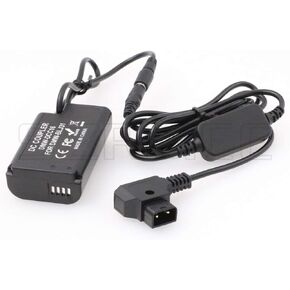 SZRMCC D-tap 2 Pin to DMW-BLJ31 Dummy Battery DMW-DCC16 DC Coupler for Panasonic Lumix S1 S1M S1R S1RM S1H