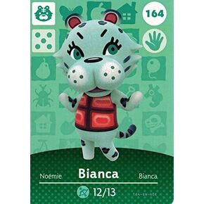 Nintendo Animal Crossing Happy Home Designer Amiibo Card Bianca 164/200 USA Version by Nintendo