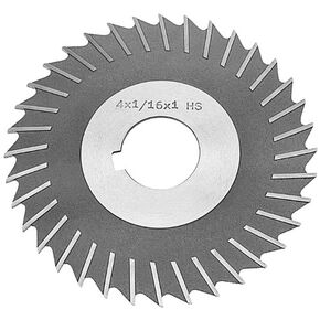 Drill America 3" x 5/32" x 1" High Speed Steel Metal Slitting Saw with Side Chip, DWC Series