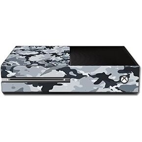MightySkins Skin Compatible with Microsoft Xbox One - Gray Camouflage | Protective, Durable, and Unique Vinyl Decal wrap Cover | Easy to Apply, Remove, and Change Styles | Made in The USA