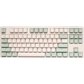 Ducky One 3 TKL Matcha Hotswap Double Shot PBT Quack Mechanical Keyboard (Cherry MX Silent Red)