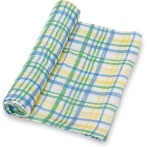 LollyBanks Baby Blanket, 100% Cotton Muslin Swaddle Blanket, Soft Baby Girl Blanket 47 x 47 Inches, Nursery Swaddling Blankets for Girls, Baby Essentials, Registry (Coral Print)