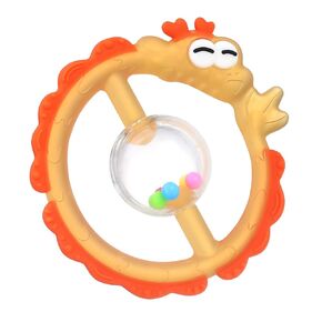 Food Grade Silicone Teethers for Babies 0-12 Months, BPA Free Teething Relief Baby Chew Toys,Sensory Toys for Infant - Baby Learning Developmental Toys Chewable Freezable Rattle