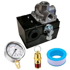 56288772 Pressure Switch for Ingersoll Rand 2475 69JF9LY2C with Unloader and On Off Lever 140-175 Psi
