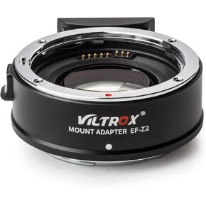 Z-Mount Auto-Focus Lens Adapter EF-Z2 Aperture Control 0.71x Speed-Booster Compatible with Canon EF Series Lenses to Nikon Z Mount Camera Z6 / Z7 / Z50
