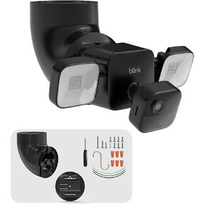Eave Mount Bracket for Blink Outdoor 4 Floodlight/Blink Wired Floodlight/Blink Outdoor Camera (3rd Gen)/WYZE Floodlight Camera v2/WYZE Floodlight Camera Pro (Black)