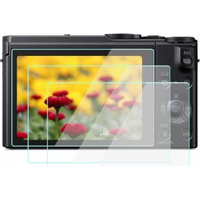 LX10 Screen Protector Glass Compatible for Panasonic Lumix DMC-LX10 LX9 G9 G85 G9 G7 [3-Pack], WH1916 9H Tempered Glass Anti-scratch Ultra-Clear