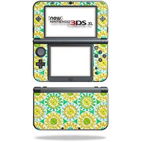 MightySkins Carbon Fiber Skin for Nintendo New 3DS XL (2015) - Quatrefoil | Protective, Durable Textured Carbon Fiber Finish | Easy to Apply, Remove, and Change Styles | Made in The USA
