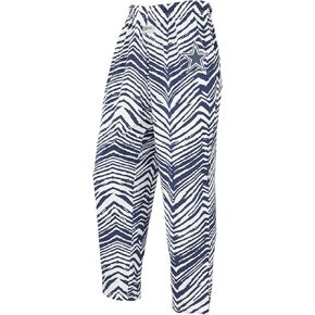 Zubaz Men's Zebra Left Hip Logo Track Pant