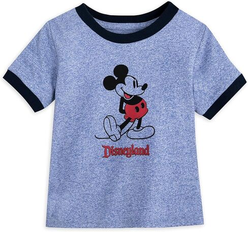 Disney Mickey Mouse Classic Ringer T-Shirt for Baby – Disneyland – Blue in Saudi Arabia