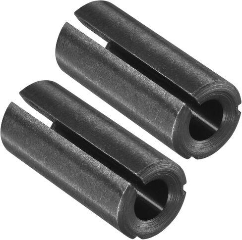 Router Collet Driver Adapter, 12mm to 8mm 1/2" Outer Dia, Lathe CNC Milling Bit Shank Carving Machine - (Applications: for Wood and Metal Milling), 2-Pieces in Saudi Arabia
