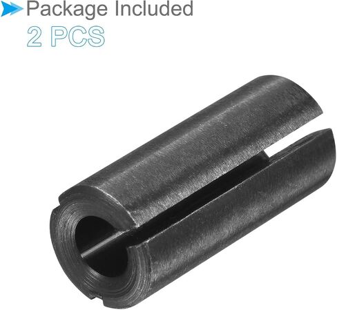 Router Collet Driver Adapter, 12mm to 8mm 1/2" Outer Dia, Lathe CNC Milling Bit Shank Carving Machine - (Applications: for Wood and Metal Milling), 2-Pieces in Saudi Arabia