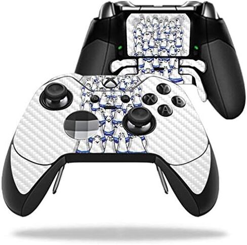 MightySkins Carbon Fiber Skin for Microsoft Xbox One Elite Controller - Elegant Giraffe | Protective, Durable Textured Carbon Fiber Finish | Easy to Apply, Remove, and Change Styles | Made in The USA in Saudi Arabia