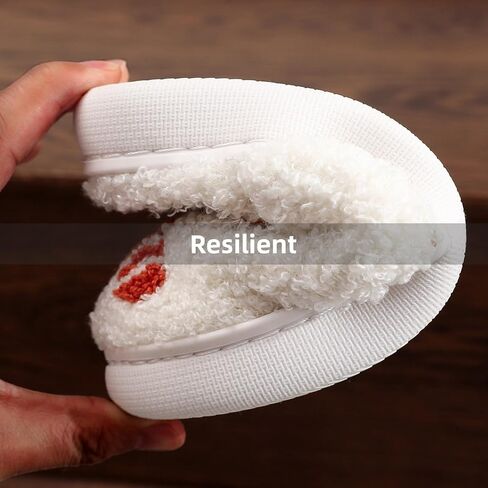 Christmas Slippers Gingerbread Man Fuzzy Slippers for Womens Men Winter Warm House Couple Slippers Shoes Cozy Indoor Home Slippers Bedroom House Slippers in Saudi Arabia