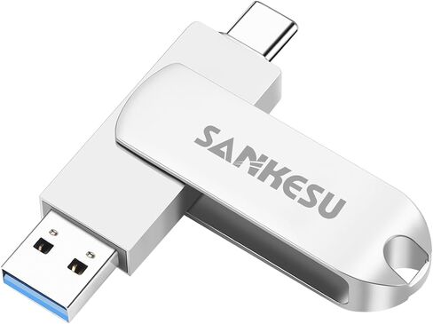 1TB USB C Flash Drive 3.1,Up to 120MB/s Read Speed, USB A and Type C OTG Thumb Drive, Dual Memory Sticks Compatible with iPhone 15, 16, 17 Series/Android Phones/PC/Laptop/Macs in Saudi Arabia