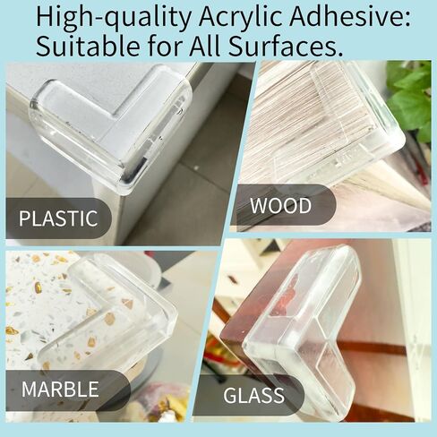 16-Pack L-Shaped Corner Protectors – Multi-Use Foam Safety Bumpers for Sharp Furniture Edges – Easy to Install in Saudi Arabia