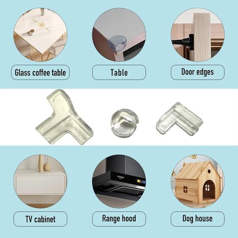 16-Pack L-Shaped Corner Protectors – Multi-Use Foam Safety Bumpers for Sharp Furniture Edges – Easy to Install in Saudi Arabia