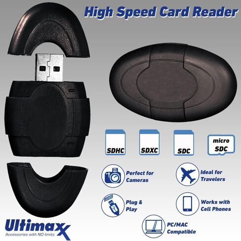 عدسة سيجما 20 ملم F1.4 DG HSM Art لكاميرا نيكون F مع حزمة ملحقات متقدمة. يشتمل على: بطاقة ذاكرة Ultra SDXC سعة 64 جيجابايت، وغطاء العدسة، وحقيبة العدسة، وغير ذلك الكثير. in Kuwait