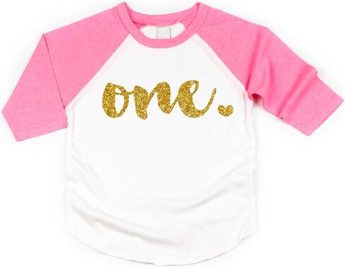 قميص عيد ميلاد للفتيات من Bump and Beyond Designs لعيد ميلاد الطفلة الأولى in Kuwait