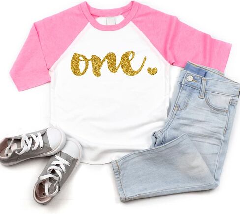 قميص عيد ميلاد للفتيات من Bump and Beyond Designs لعيد ميلاد الطفلة الأولى in Kuwait