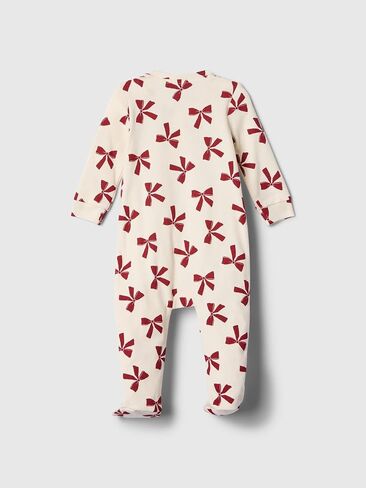 GAP Unisex Baby Two Way Zip Footed One-piece Outfit in Saudi Arabia