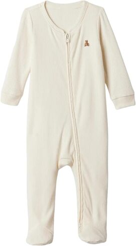 GAP Unisex Baby Two Way Zip Footed One-piece Outfit in Saudi Arabia