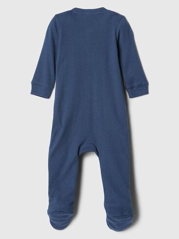 GAP Unisex Baby Two Way Zip Footed One-piece Outfit in Saudi Arabia