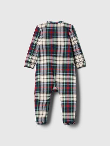 GAP Unisex Baby Two Way Zip Footed One-piece Outfit in Saudi Arabia