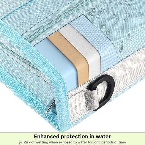 مجلد بسحاب من KTRIO، منظم مجلد ذو 3 حلقات مقاس 2.5 بوصة مع سحاب، مجلد مدرسي مع حزام كتف، مجلد محفظة، مجلد بسحاب مع حزام بمقبض وجيبين، وردي in Kuwait