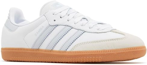 Adidas Samba OG Womens Sneaker (White Halo Blue Gum, 5.5, IE0877) in Saudi Arabia